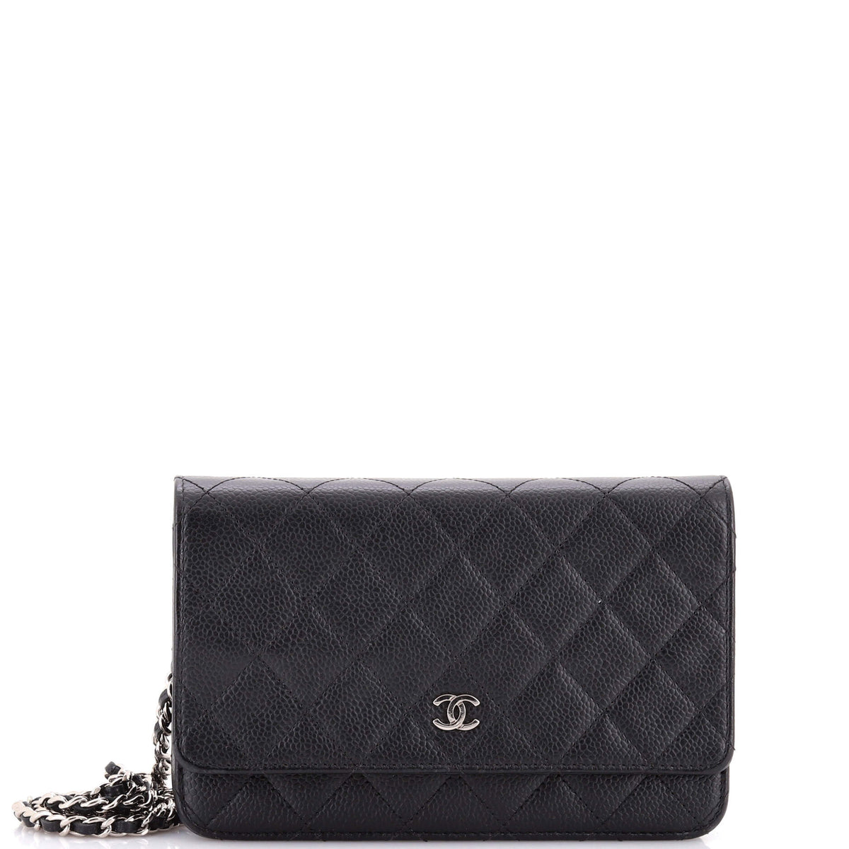 Chanel CHANEL Wallet on Chain Quilted Caviar