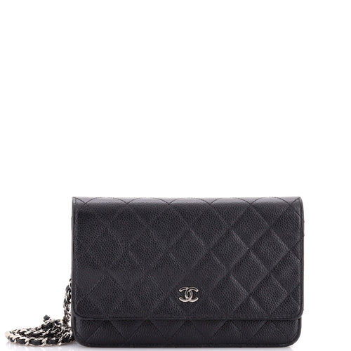 CHANEL Wallet on Chain Quilted Caviar