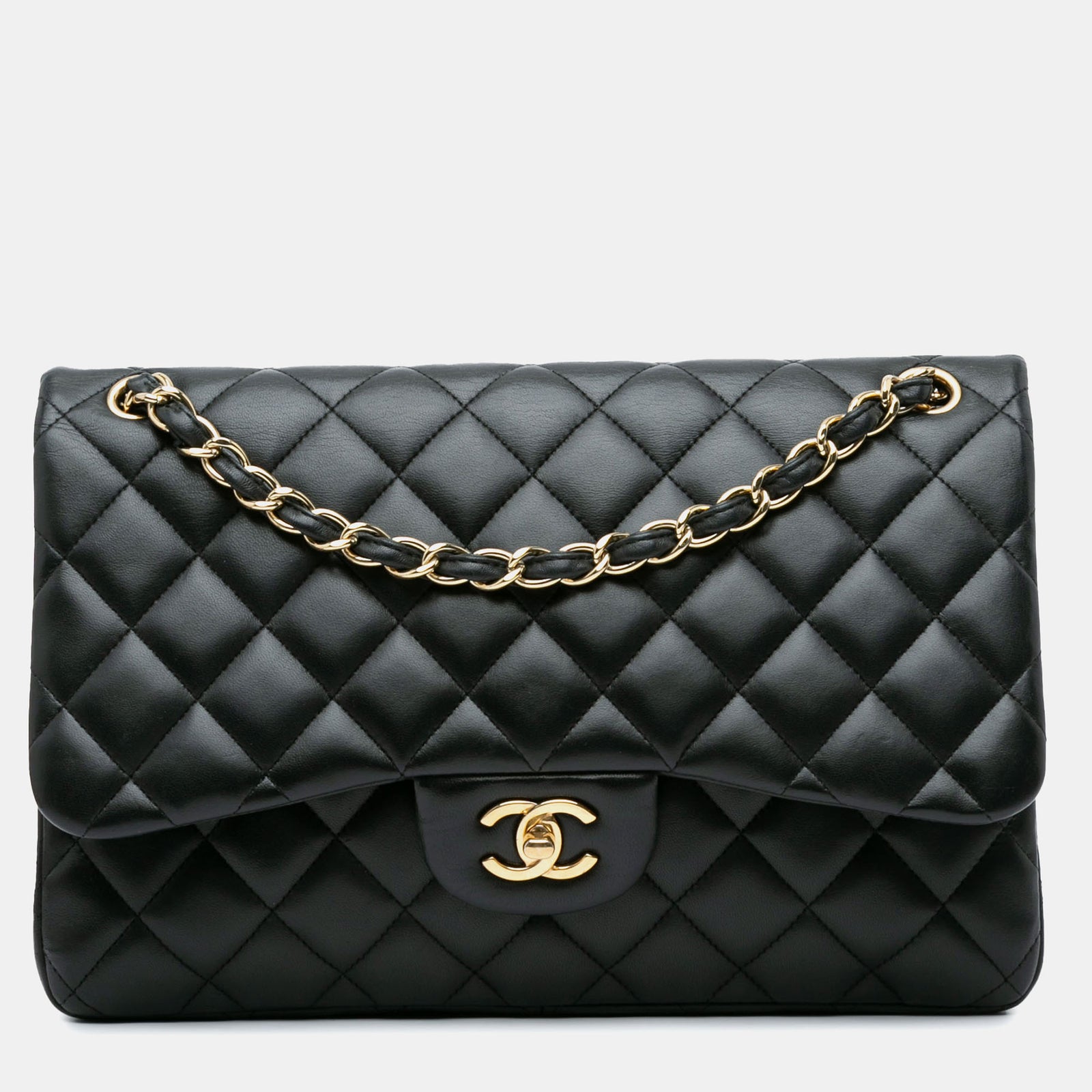 Chanel Jumbo Classic Lammfell Doppelklappe