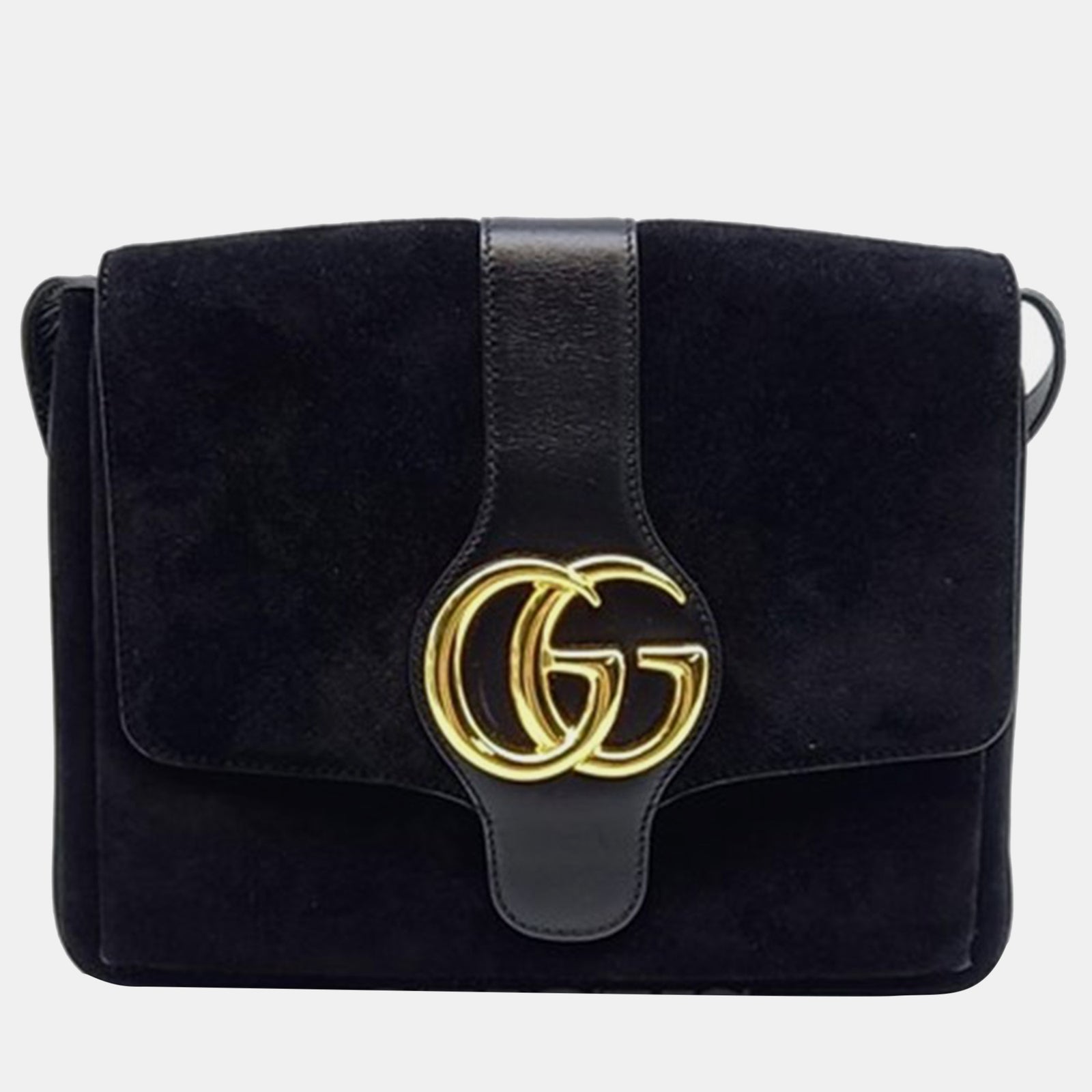 Gucci Black Suede Arli Shoulder Bag