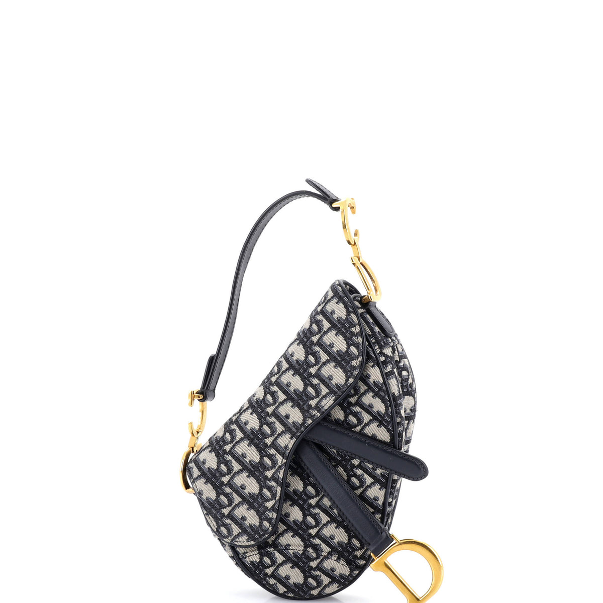 Christian Dior Saddle Handbag Oblique Canvas Mini