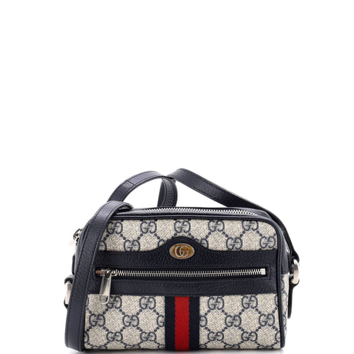 GUCCI Ophidia Shoulder Bag GG Coated Canvas Mini
