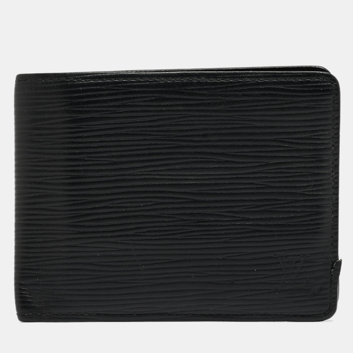 Louis Vuitton Black Epi Leather Slender Wallet