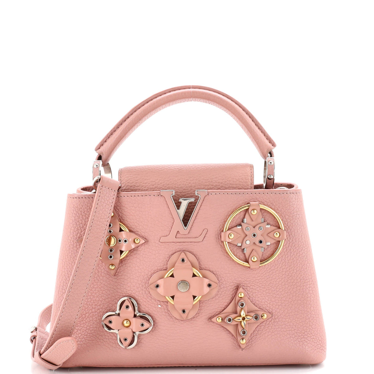 Louis Vuitton Capucines Bag Leather with Embellished Detail BB