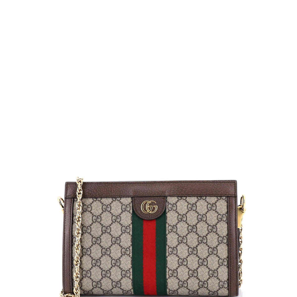 Gucci GUCCI Ophidia Chain Shoulder Bag GG Coated Canvas Small