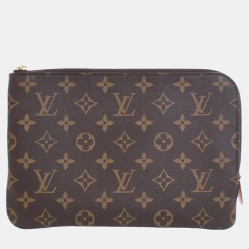 Brown Monogram Canvas Etui Voyage PM Pouch