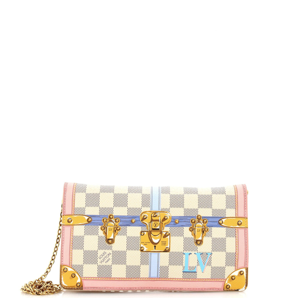 Louis Vuitton Weekend Pochette Limited Edition Damier Summer Trunks