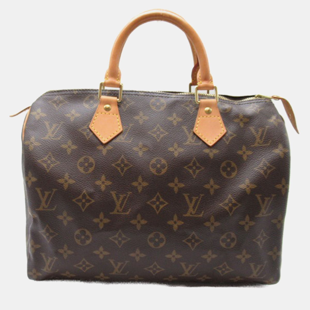 Louis Vuitton Brown Monogram Canvas Speedy 30 Satchel