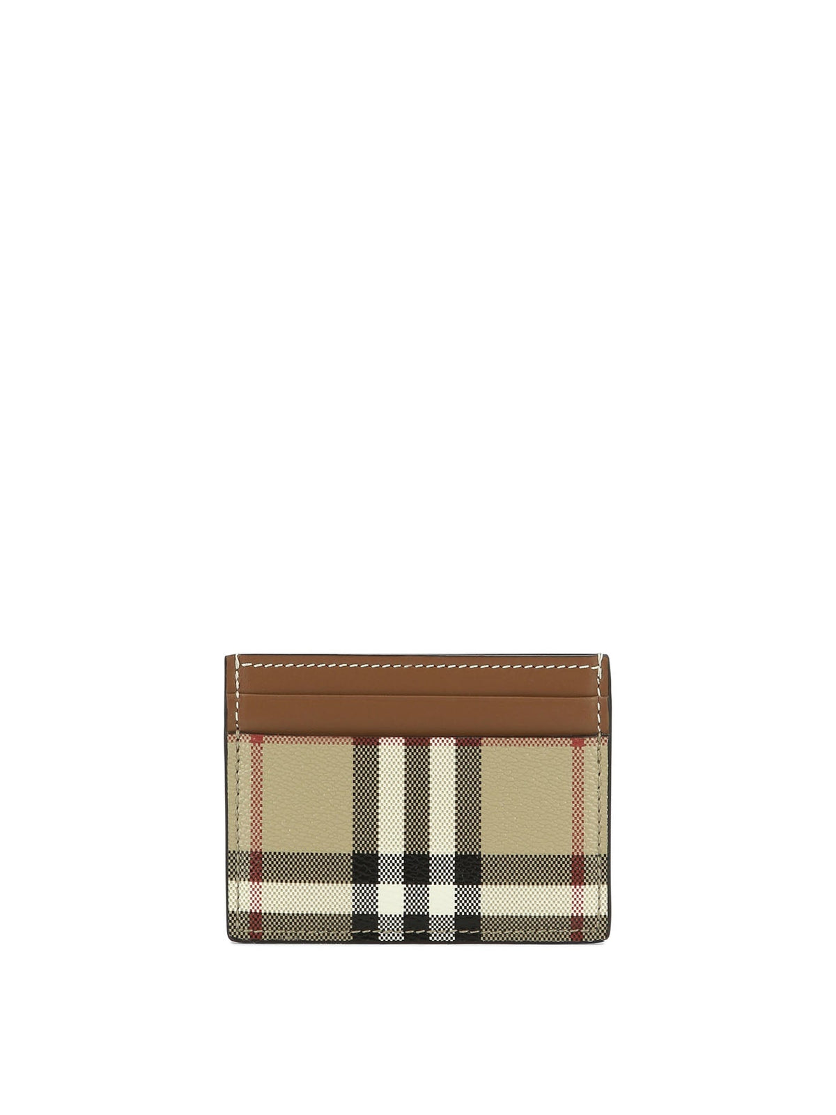 Burberry Men's "sandon" Card Holder in Beige | 8070418