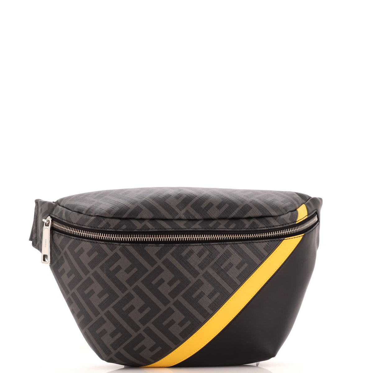 Fendi FENDI Zip Belt Bag Zucca Coated Canvas and Leather