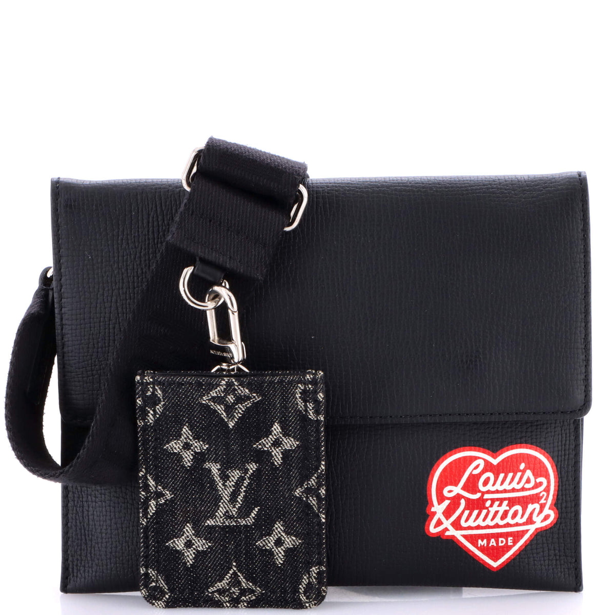 Louis Vuitton Nigo Trio Messenger Pouch Monogram Denim and Taurillon Leather