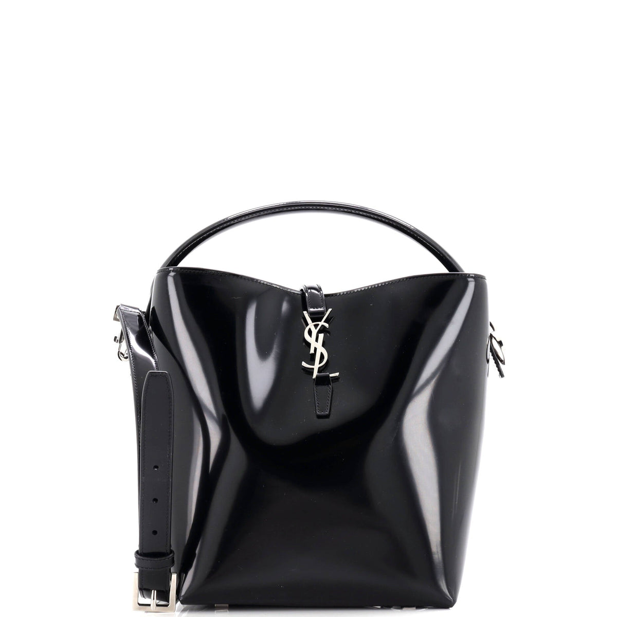 Saint Laurent Le 37 Bucket Bag Patent