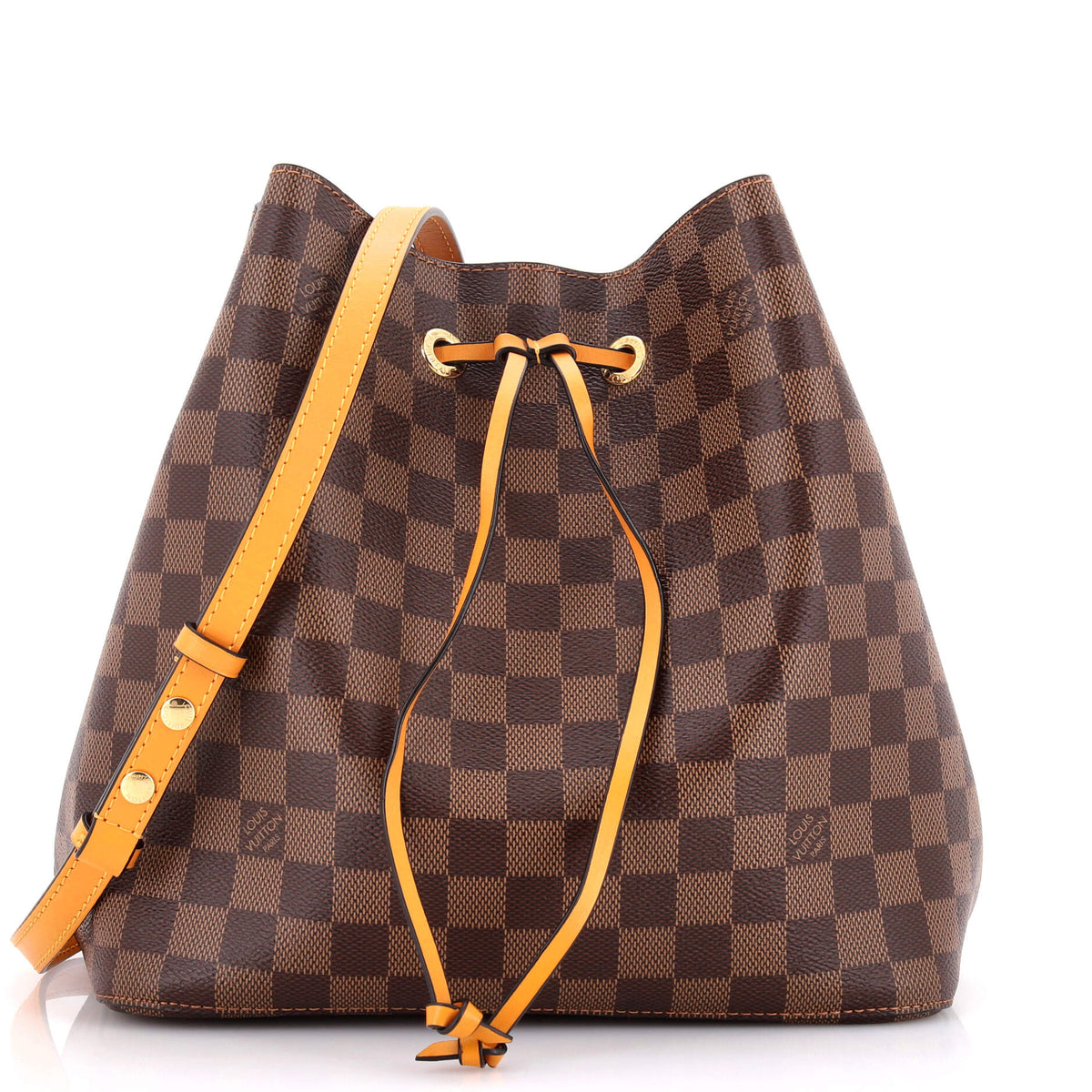 Louis Vuitton NeoNoe Handbag Damier with Leather MM