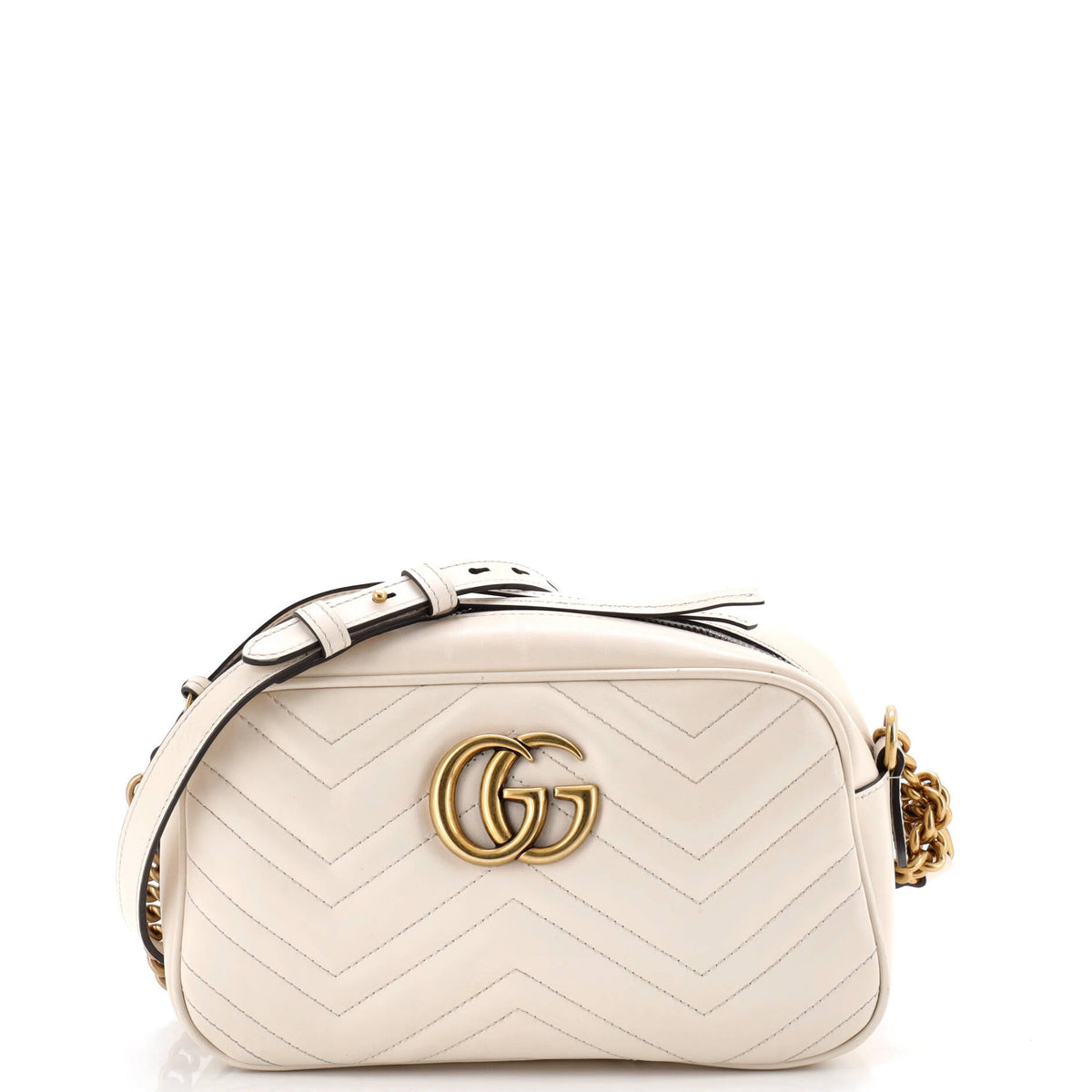 Gucci GUCCI GG Marmont Shoulder Bag Matelasse Leather Medium