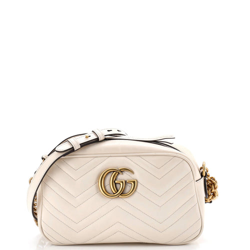 GUCCI GG Marmont Shoulder Bag Matelasse Leather Medium