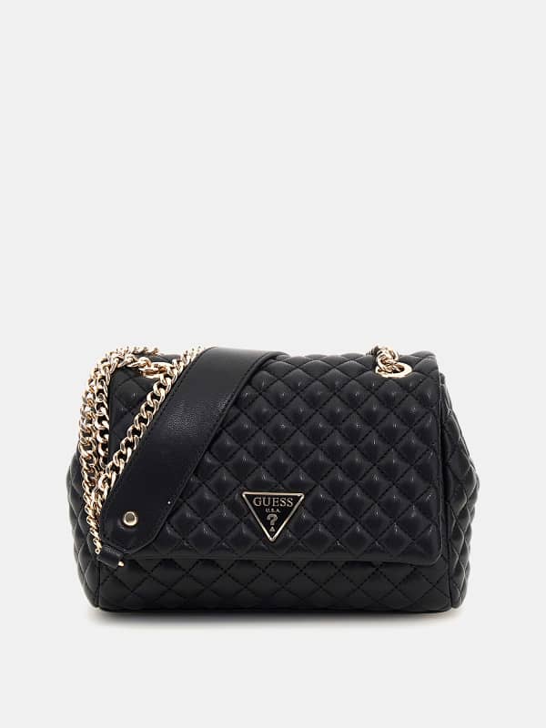 Guess Eco Rianee Quilted Mini Crossbody