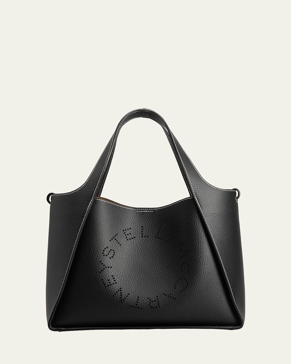 Stella McCartney Sac à bandoulière en similicuir avec logo perforé