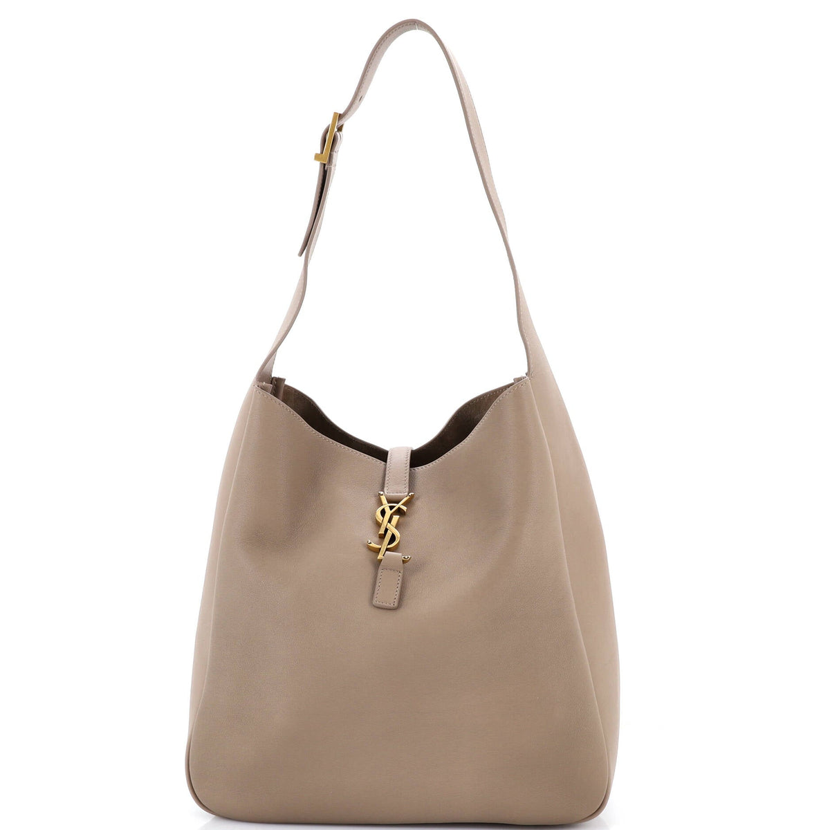 Saint Laurent Le 5 a 7 Supple Hobo Leather Large