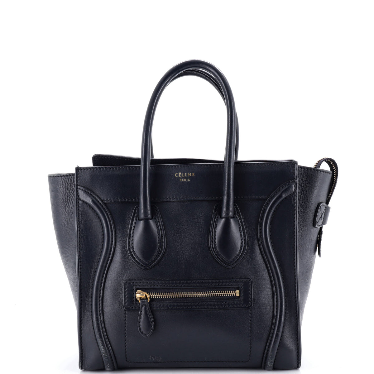 Celine CELINE Luggage Bag Grainy Leather Micro