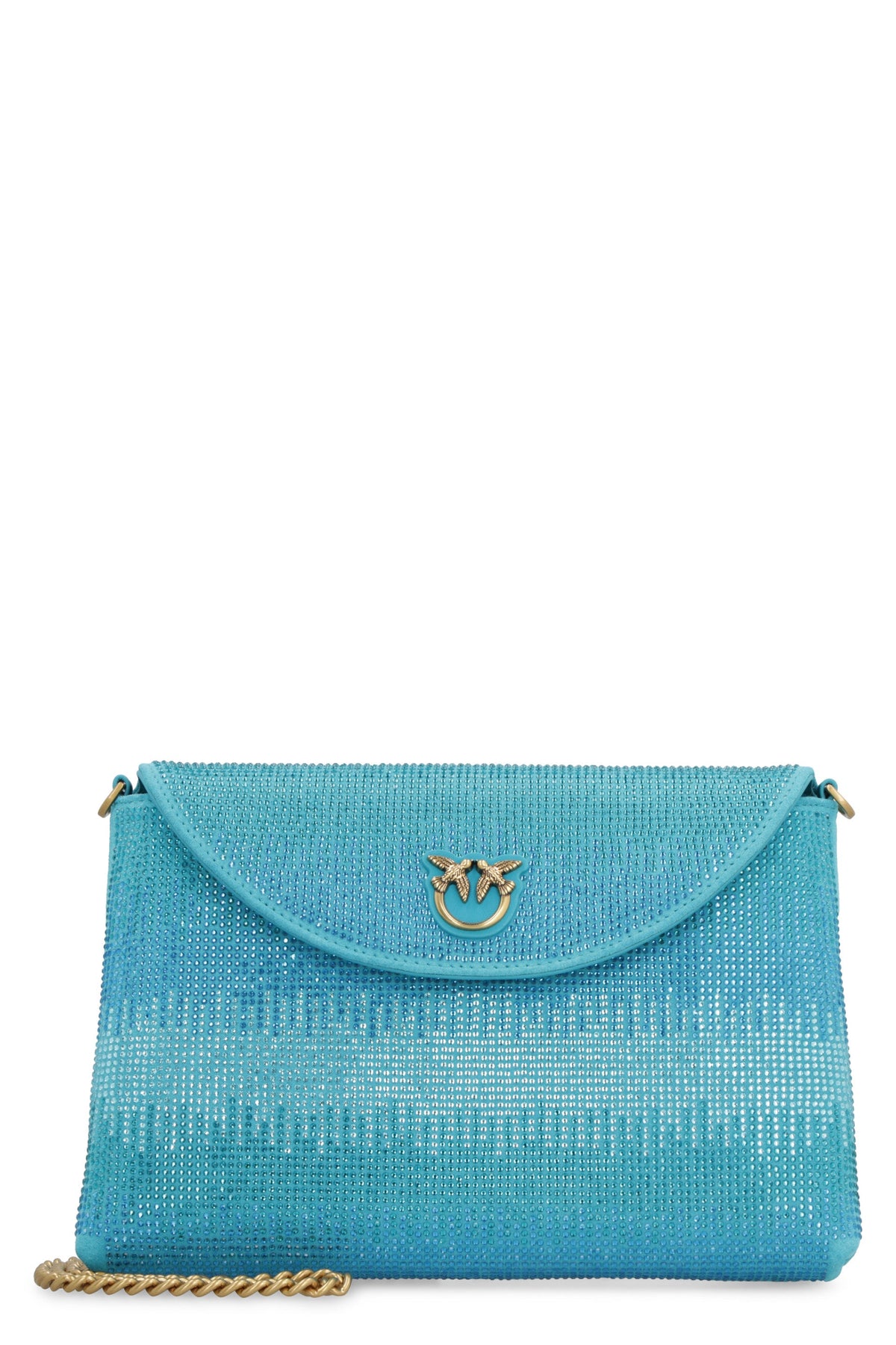 Pinko Women's Soft Envelope Embellished Bag in Turquoise | 100194A0FC Color U25Q