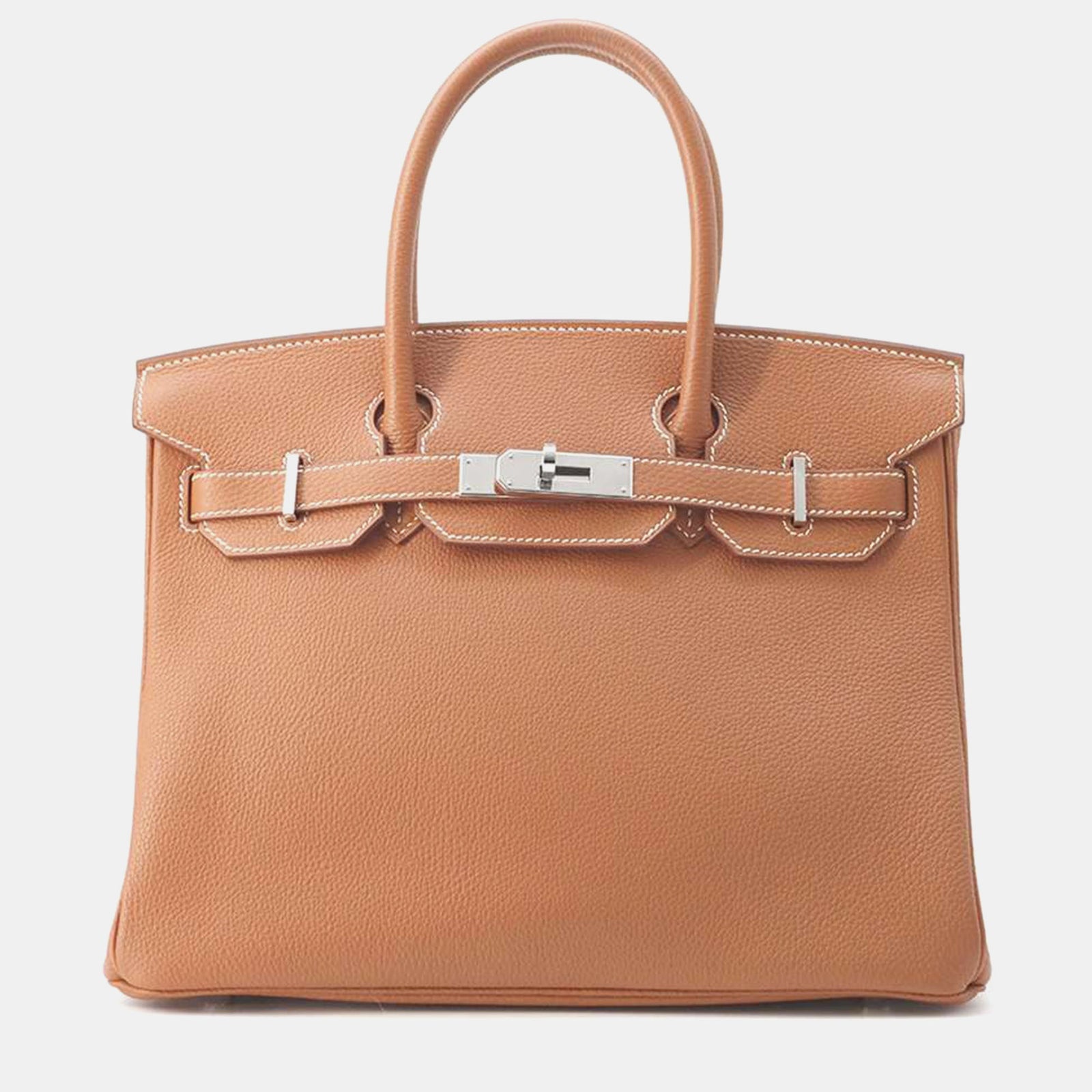 Herm?s Goldene Togo-Leder-Birkin-Tasche, Größe 30