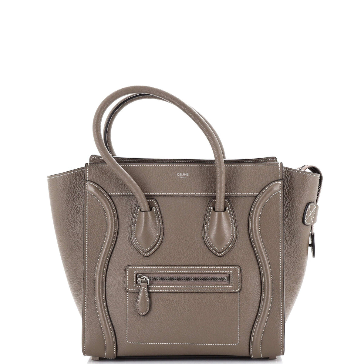 Celine CELINE Luggage Bag Grainy Leather Micro