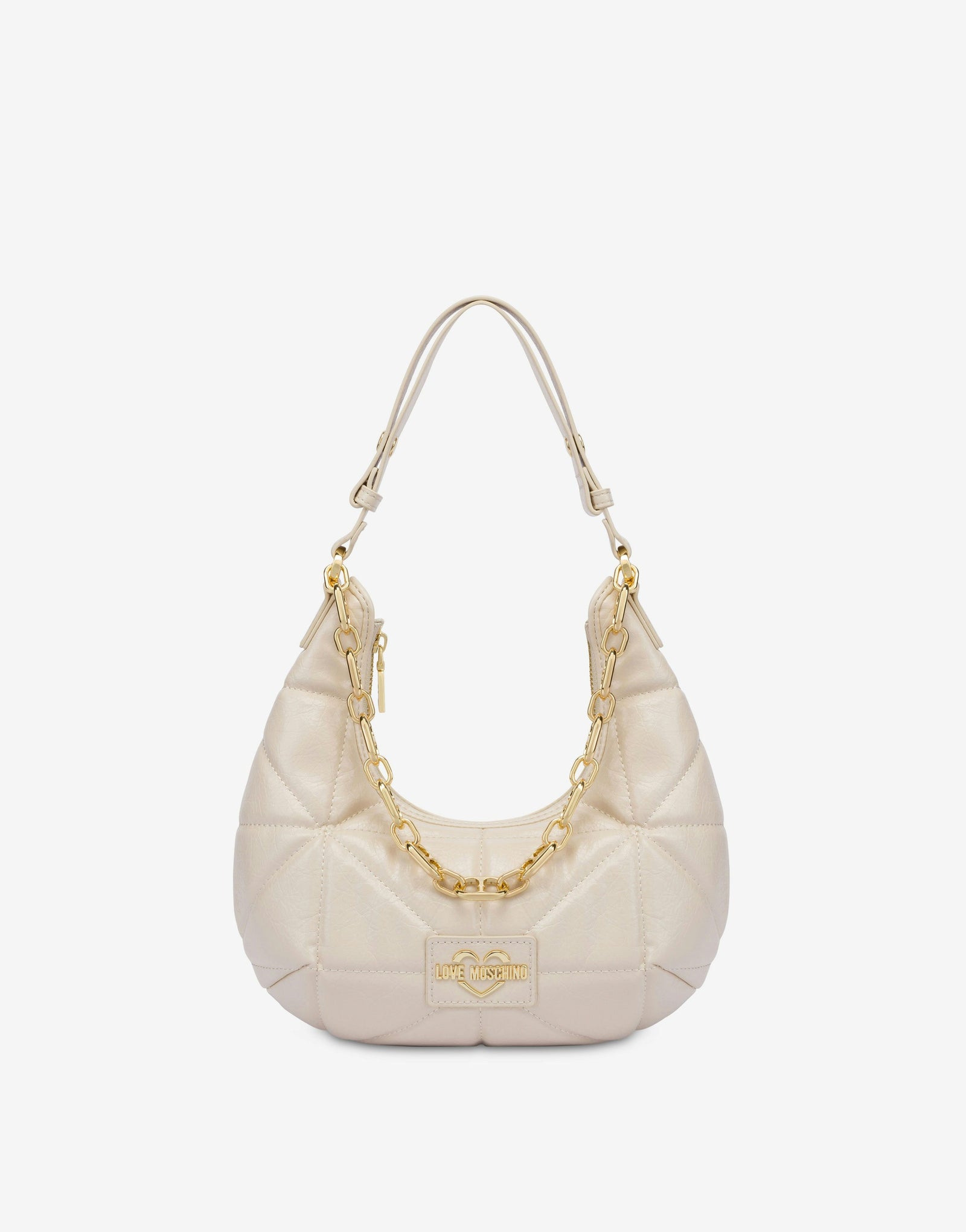 Love Moschino Sac Hobo Géométrique Matelassé