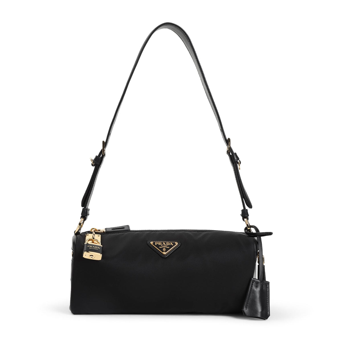 Prada Women's Aimee Shoulder Bag in Black | Size UNICA | 1BC233VODO2C8Q