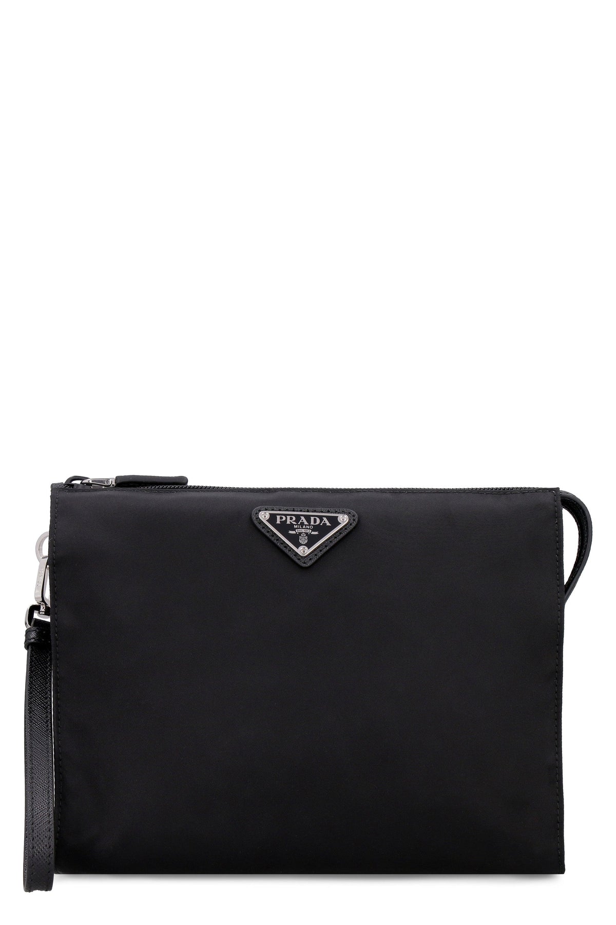 Prada Men's Polyamide Pouch in Black | Size UNICA | 2NE7892DMH