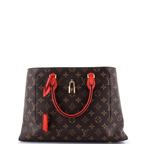 Flower Tote Monogram Canvas with Leather