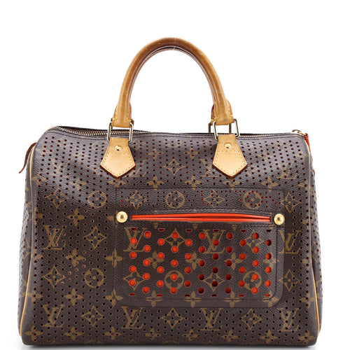 Speedy Handbag Perforated Monogram Canvas 30