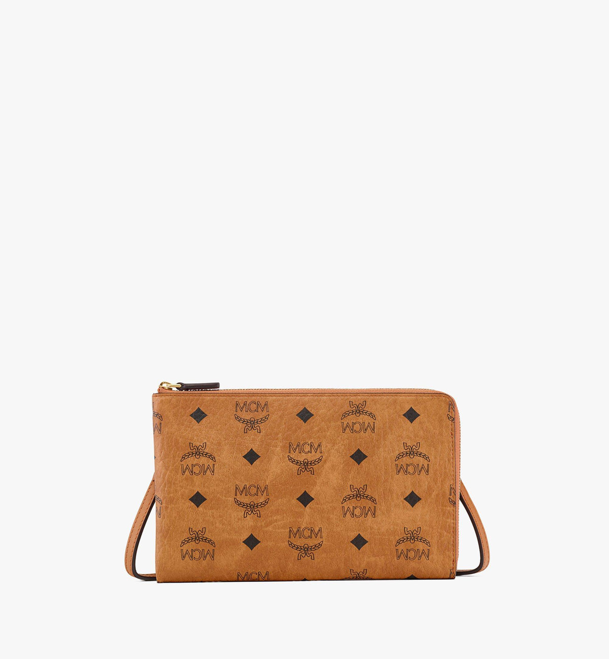 MCM Ottomar Travel Pouch In Visetos