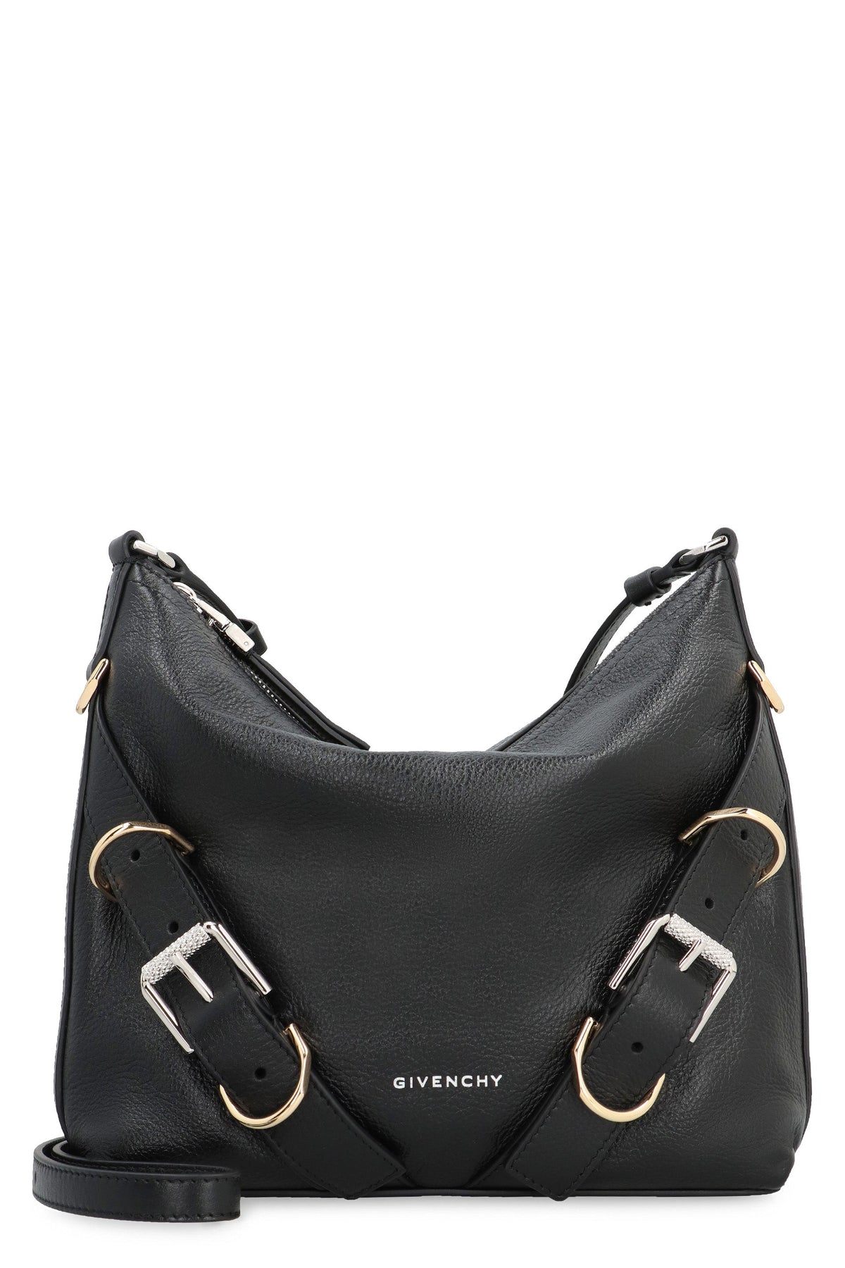 Givenchy Women's Voyou Small Leather Shoulder Bag in Black | Size UNI | BB50YYB1Q7
