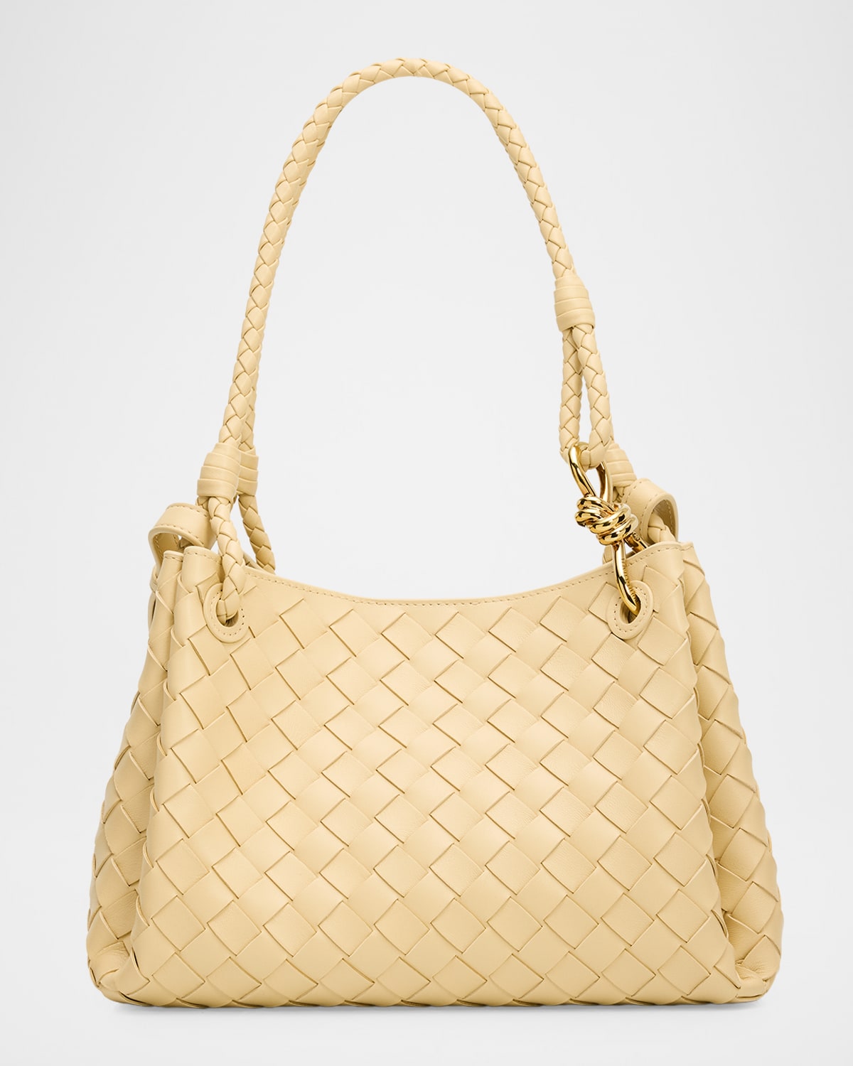 Bottega Veneta Parachute Medium Nappa Leather Shoulder Bag