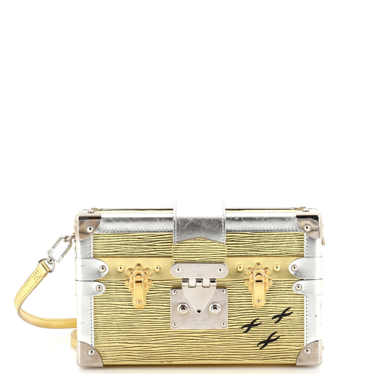 Louis Vuitton Petite Malle Handbag Epi Leather