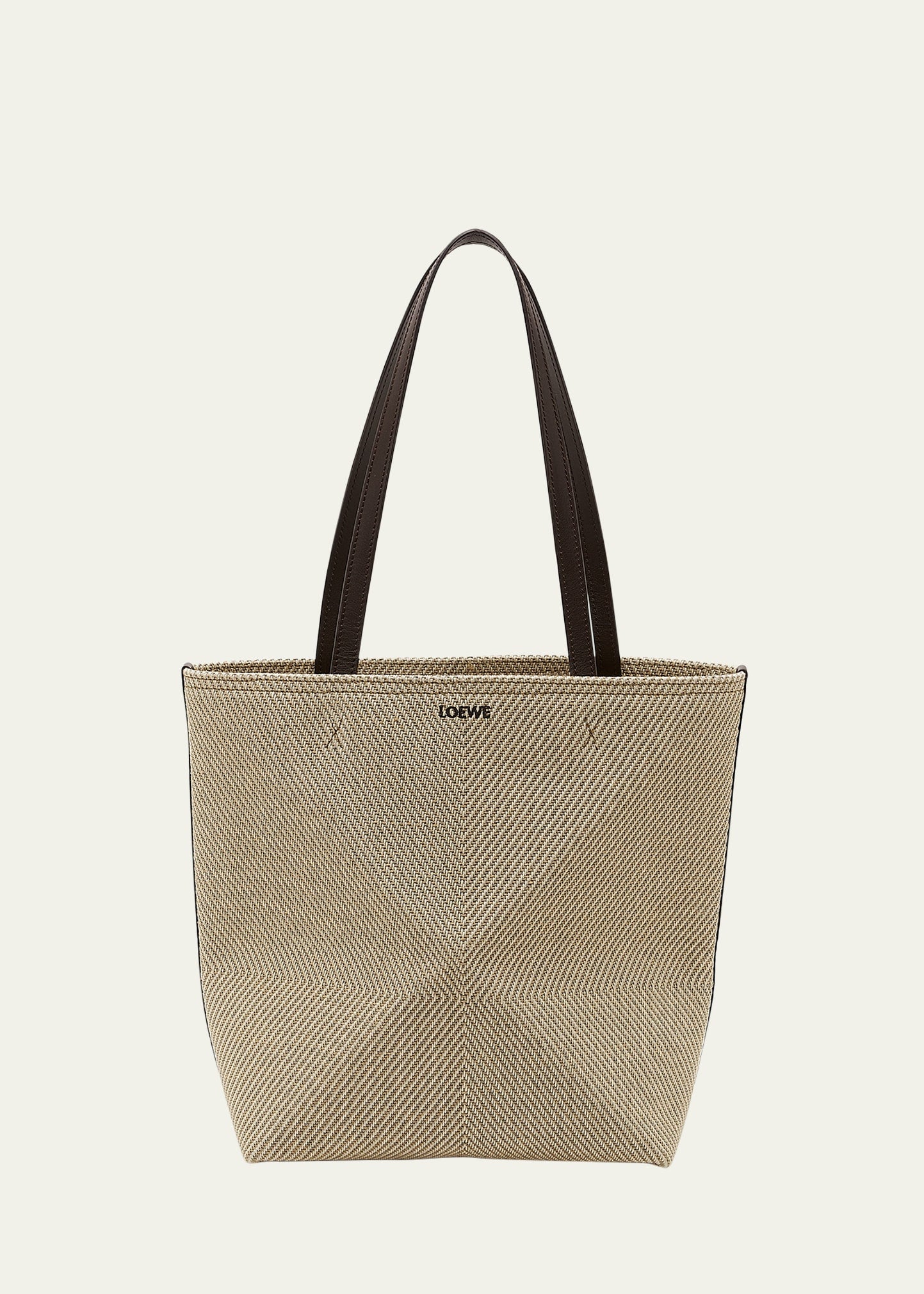 Loewe Puzzle Fold Medium Tote Bag in Canvas