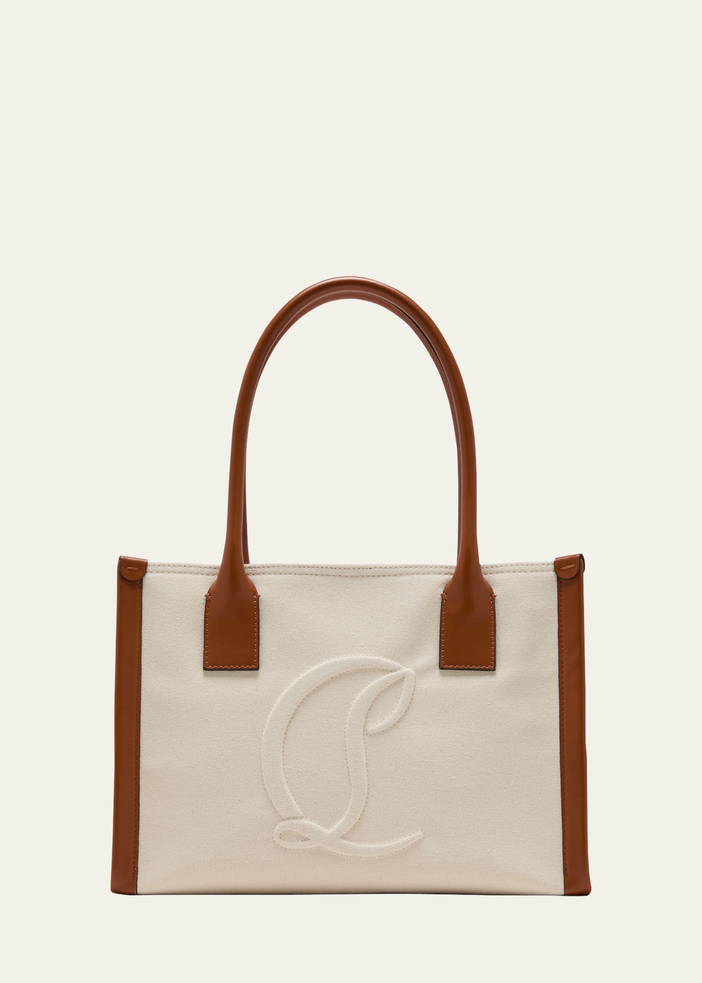 Christian Louboutin By My Side Small Canvas Tote Bag