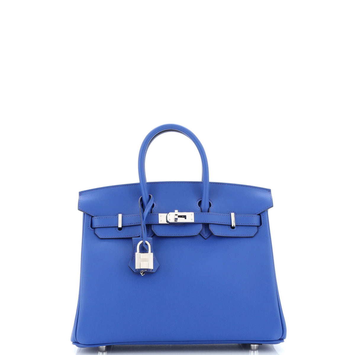 Hermès Birkin Handbag Bleu Royal Swift with Palladium Hardware 25