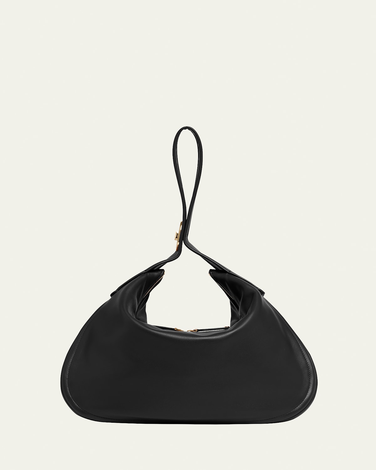 Valentino Go Large Leather Hobo Bag