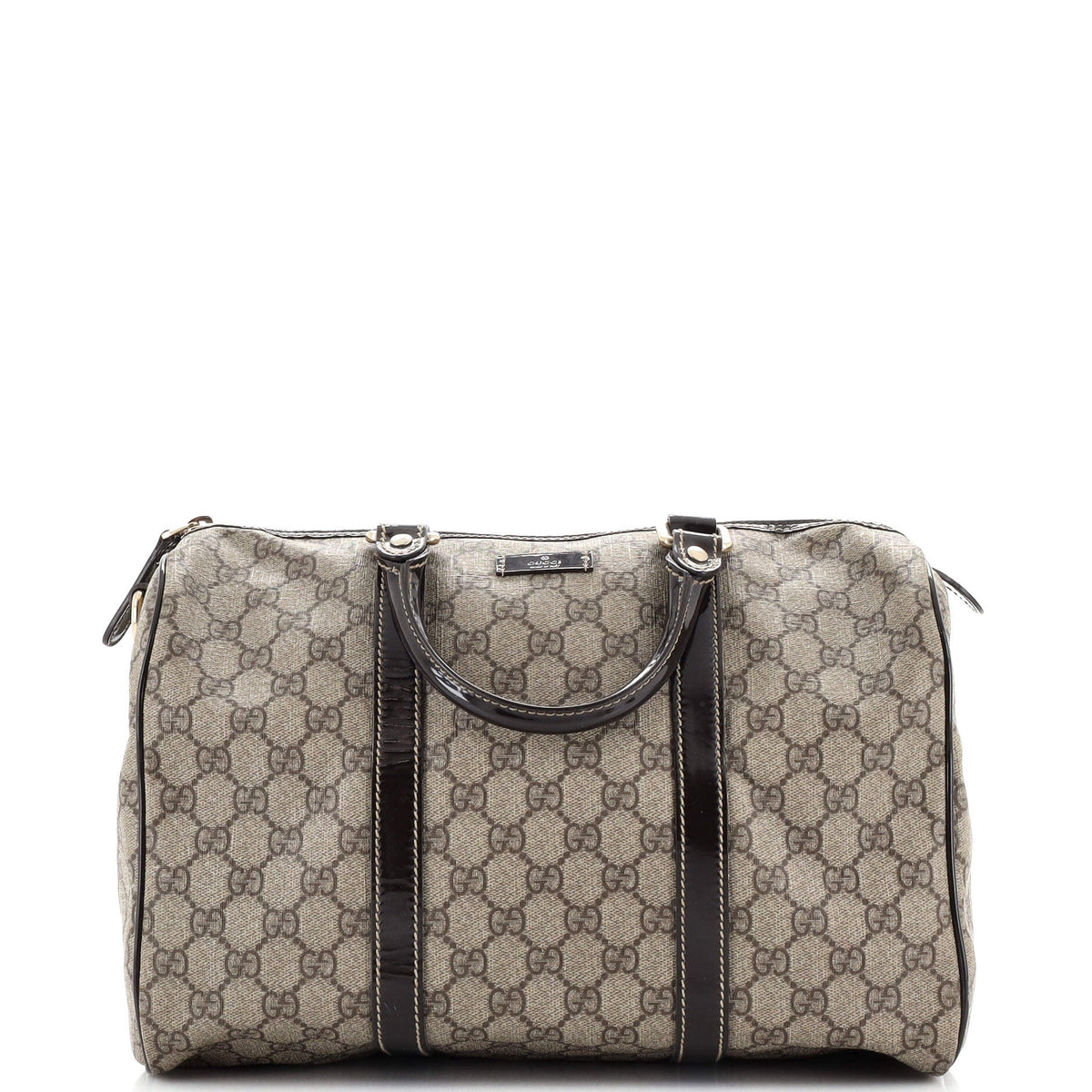 Gucci GUCCI Joy Boston Bag GG Coated Canvas Medium