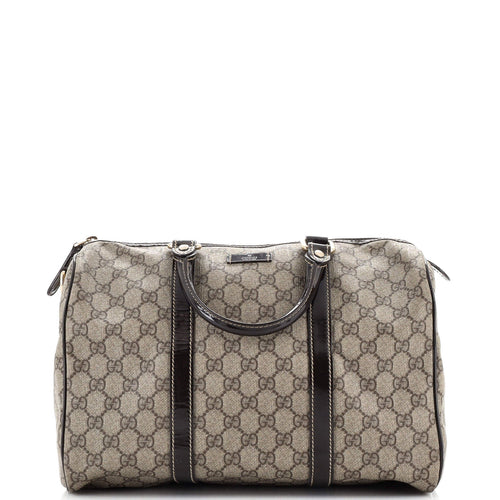 GUCCI Joy Boston Bag GG Coated Canvas Medium