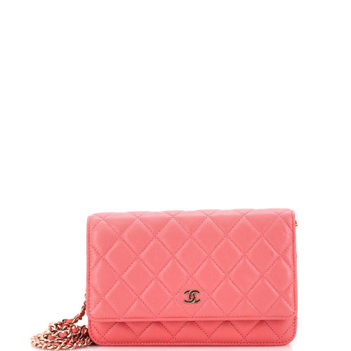 CHANEL Wallet on Chain Quilted Caviar