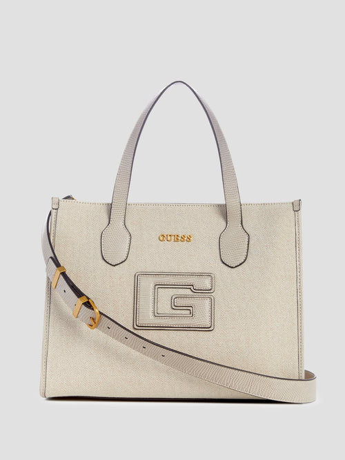 G Status Snake-embossed Tote