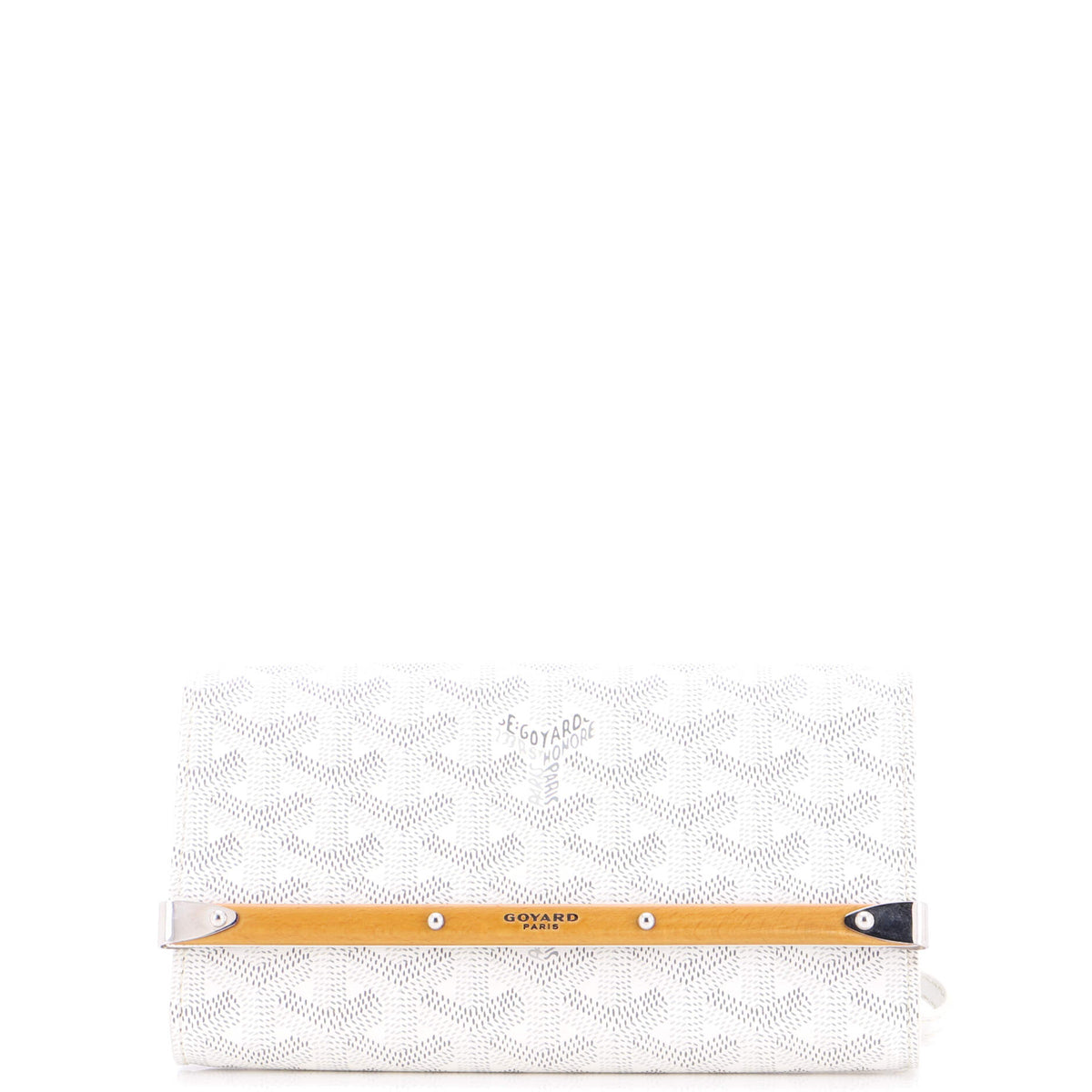 Goyard GOYARD Monte Carlo Clutch Coated Canvas Mini