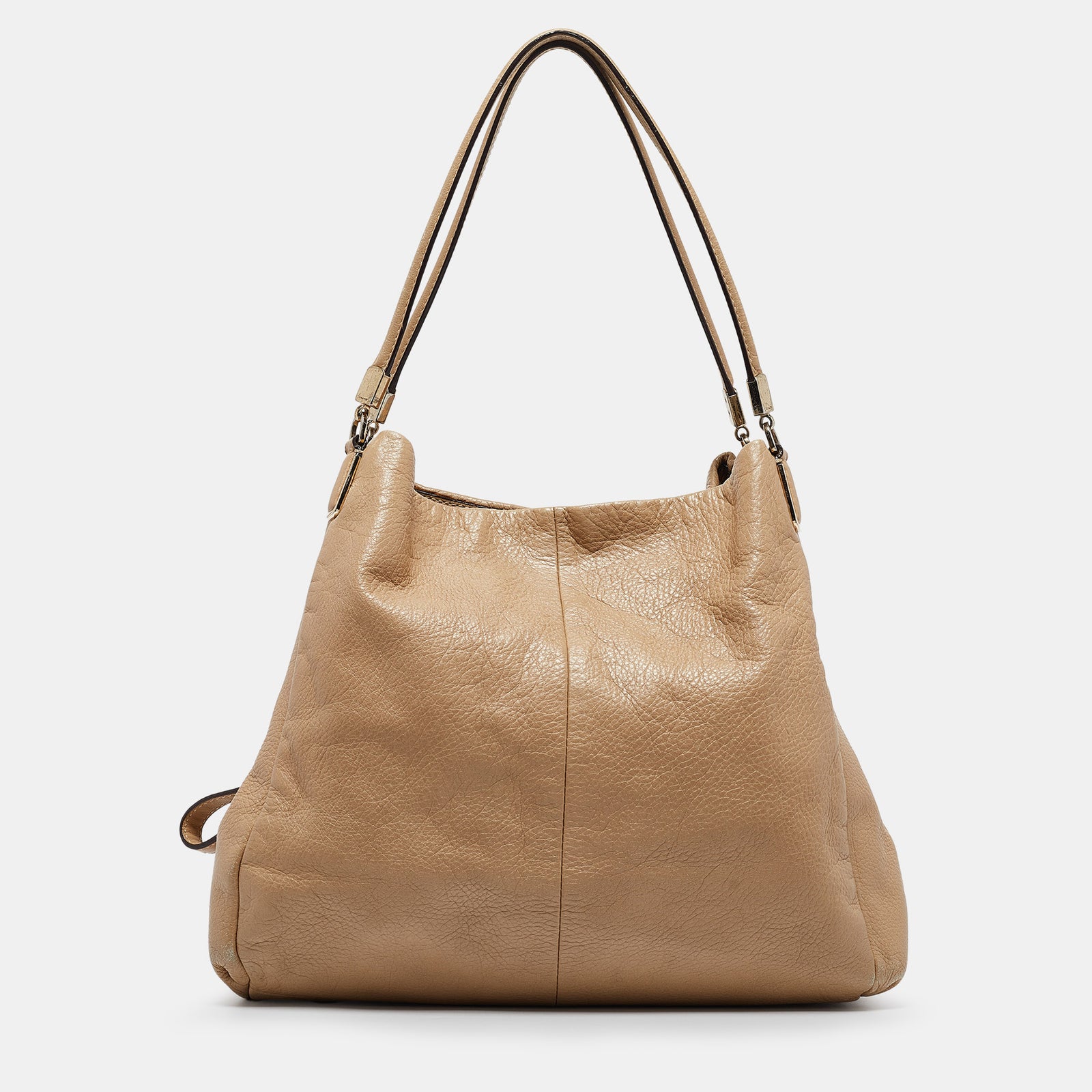 Coach Sac à bandoulière Phoebe Madison en cuir beige