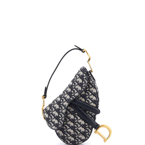 Saddle Handbag Oblique Canvas Mini