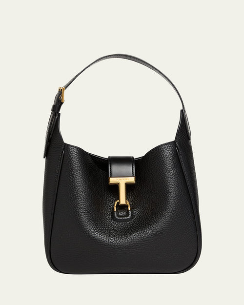 Monarch Small Hobo Bag in Grained Leather