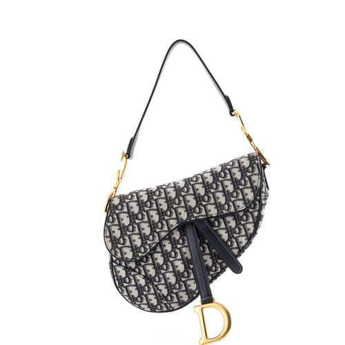 Saddle Handbag Oblique Canvas Medium