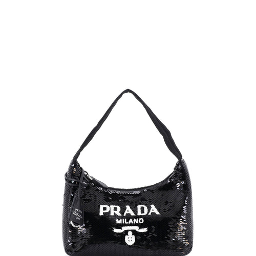 PRADA Re-Edition 2000 Hobo Sequins Mini