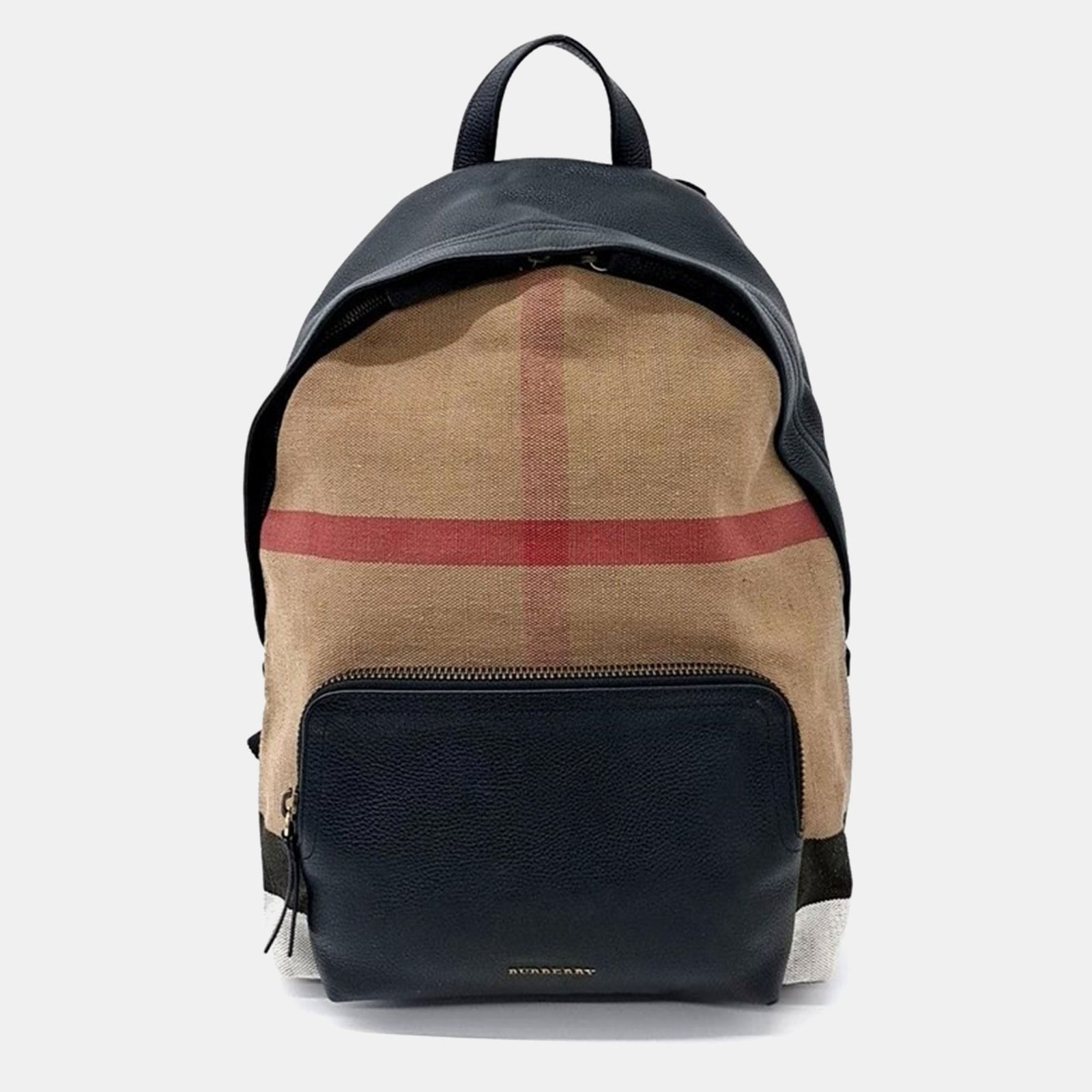 Burberry House Check Canvas and Leather Medium Abbeydale Backpack